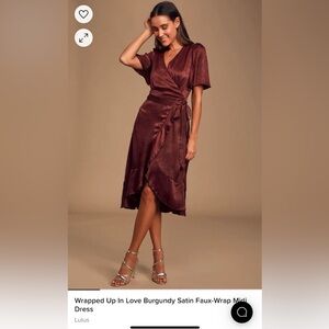 Lulus Midi Bridesmaid Dress- Size S